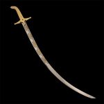 Luxurious arabic sword
