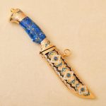 Gift knife in blue color