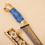 Gift knife in blue color