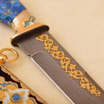 Gift knife in blue color