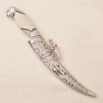 Gift knife with a handle in the form of a falcon's head buy in the UAE