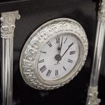 silver clock